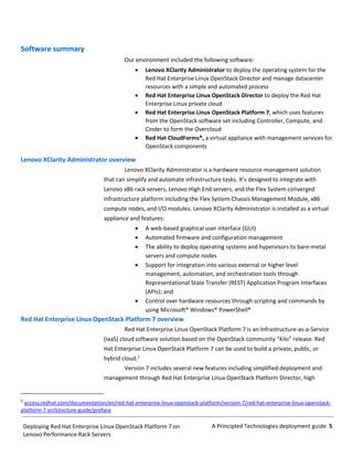 Deploying Red Hat Enterprise Linux OpenStack Platform 7 on Lenovo ...