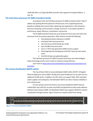 Deploying Red Hat Enterprise Linux OpenStack Platform 7 on Lenovo ...
