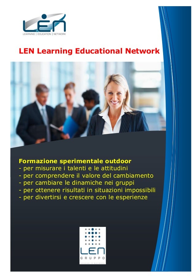 outdoor len len presentazione interventi formativi outdoor outdoor len len presentazione interventi formativi outdoor