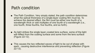 Path Conditions Ophthalmic Lens coatings & its types.pptx