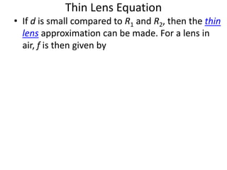 Lenses | PPTX | Cameras and Camcorders | Consumer Electronics