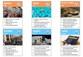Gamification Design Lenses | PPTX