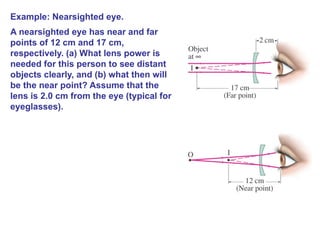 Near Target Optometry Comprehensive Physics Lecture on Lenses and Optical Instruments | PPTX