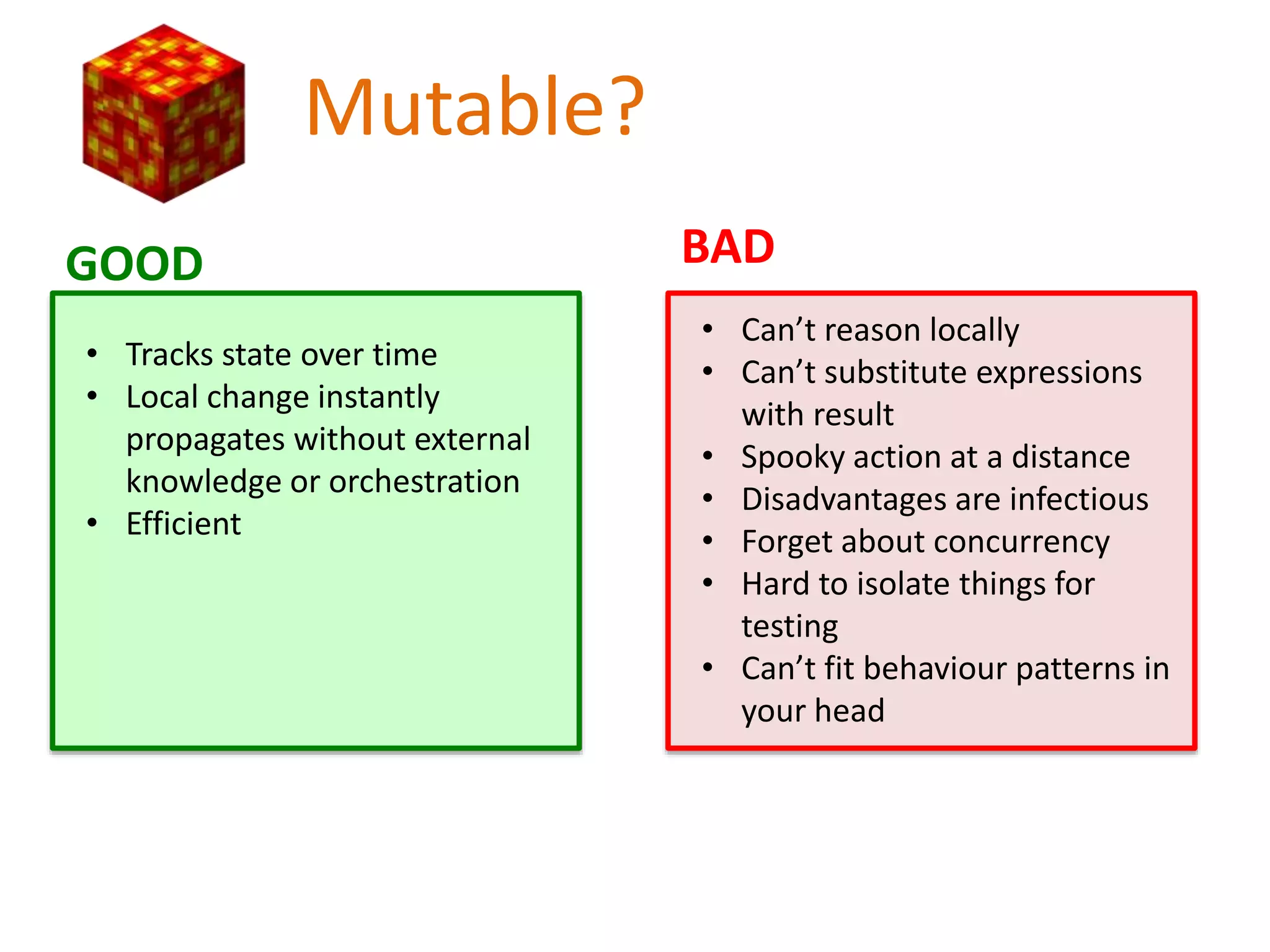 “Nevertheless… it is a powerful
technique for maintaining a
modular design.”
Ch. 3.1.2
 