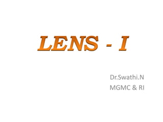 Dr.Swathi.N
MGMC & RI
 