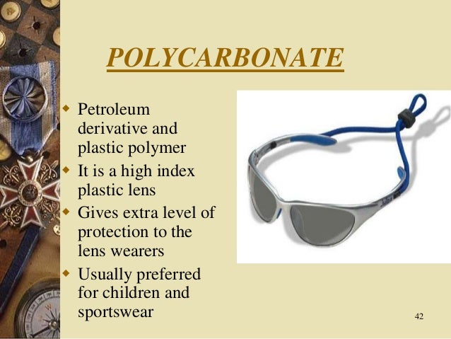 Eyeglass Lens Materials Comparison Chart