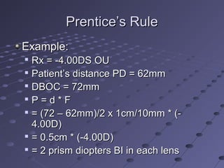 Lens power measurement | PPT