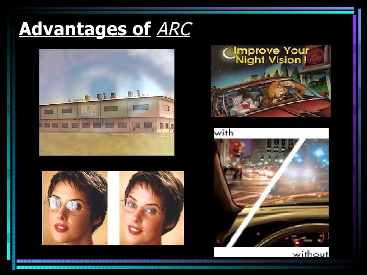 Ophthalmic lens reflections & ARC