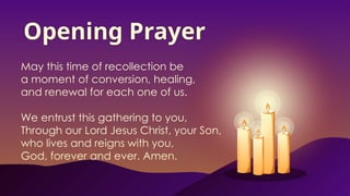 Lenten Recollection 2026 (Part II): Learning from Jesus' Suffering ...