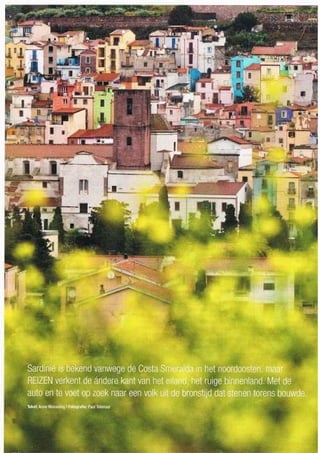 Lente op Sardinie -  Reiz Magazine (juni 2013) - Sardinie Onbekend & Ongetemd