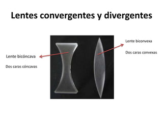 Introducci n al tema lentes PPT