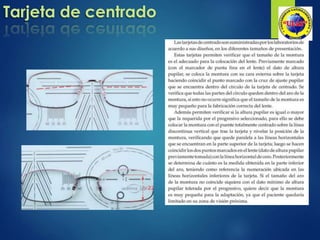Tarjeta de centrado
 