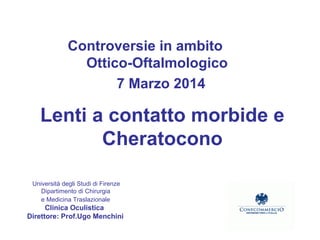 Lenti a contatto morbide e cheratocono