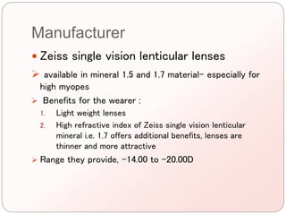 Lenticular lenses | PPT