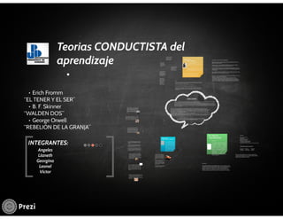 Teorias conductistas del aprendizaje.