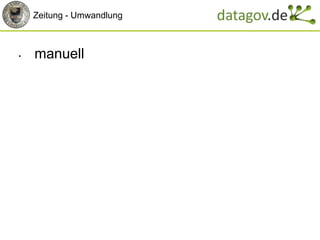 mit ARC2Zeitung - Übersicht