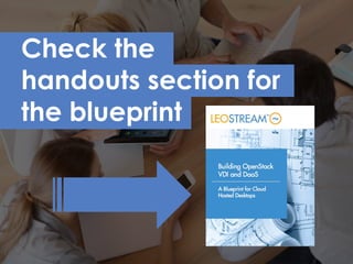 Check the
handouts section for
the blueprint
 