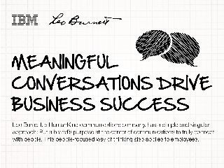 Meaningful conversations drive business success