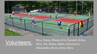 Volunteers:
Riza, Kiana, Jihwan, Eric, Danakin, Erika ,
Nina , My, Elisha, Abbie, Gianmarco,
Alessandra, Kison, Irene, Alina
 