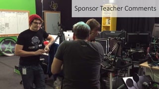 Sponsor Teacher Comments
 