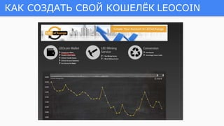 КАК СОЗДАТЬ СВОЙ КОШЕЛЁК LEOCOIN
 