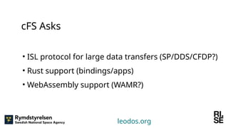 LeoDOS Project NASA cFS Symposium Talk 2026 | PPTX