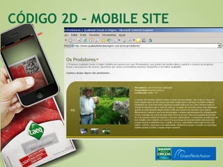 CÓDIGO 2D – MOBILE SITE
 