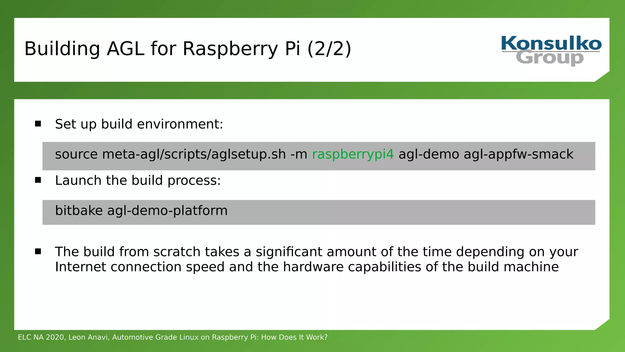 Automotive Grade Linux on Raspberry Pi: How Does It Work? | PDF