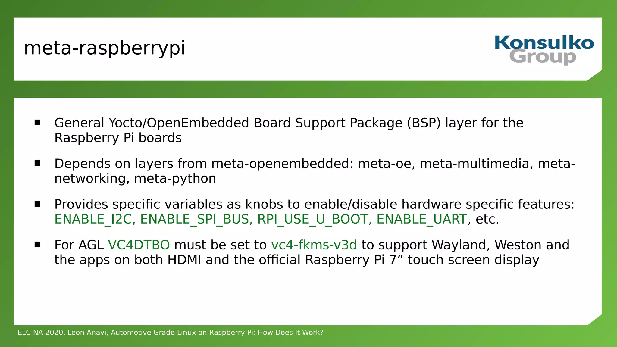 Automotive Grade Linux on Raspberry Pi: How Does It Work? | PDF