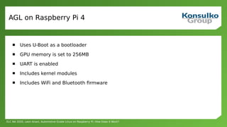 Automotive Grade Linux on Raspberry Pi: How Does It Work? | PDF