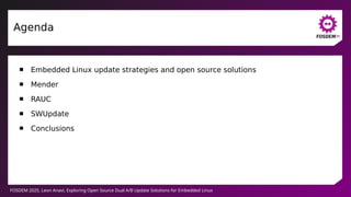 Exploring Open Source Dual A/B Update Solutions for Embedded Linux | PDF