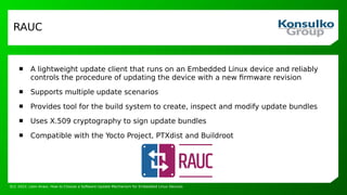 How to Choose a Software Update Mechanism for Embedded Linux Devices | PDF