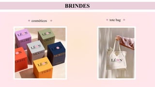 BRINDES
cosméticos tote bag
 