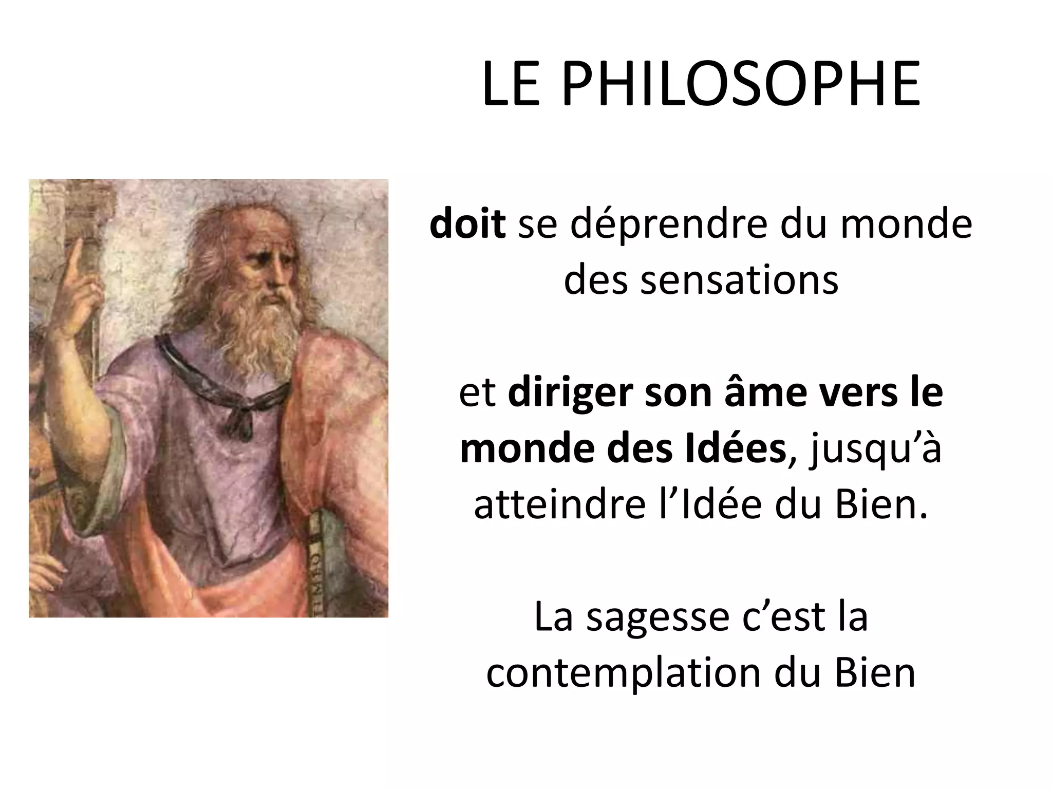 Leçon 7 platon la théorie des idées et l'analogie de