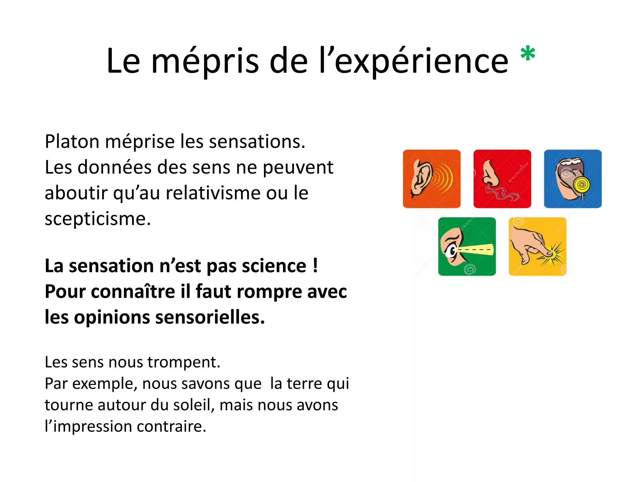 Leçon 7 platon la théorie des idées et l'analogie de