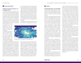 L E S T R A N S I T I O N S
Un pas vers le futur
Plateformes et puissance publique : vers
un langage commun
Comment trouver le bon équilibre entre
acteurs privés, porte-flambeaux de la disrup-
tion, et puissance publique, garante d’égalité
et de justice, quant aux accès et droits des
habitants des villes ? Le Centre for International
Governance Innovation invite à un changement
radical : « En se fondant sur une architecture
technique ouverte, [les autorités] doivent adopter
des politiques qui sécurisent la propriété des
données collectées pour les villes ». Les données
d’infrastructure sont trop
importantes pour être
laissées entre les mains
égoïstes des utilisateurs,
et celles, intéressées, des
plateformes…
Une approche vers laquelle
tendent certaines collecti-
vités, comme le Grand
Lyon, dont la plateforme
Data agrège des données
d’acteurs multiples – du
stationnement (Indigo, Effia
et Q-Park), de la publicité
et du mobilier urbain (JCDecaux), de la mobi-
lité (Aéroports de Lyon, le Sytral – autorité en
charge des transports) et de l’environnement
(autour de la qualité de l’air ou de la pollution
sonore) en vue de construire « un socle de réfé-
rencedesdonnéesmétropolitaines ». Un système
avancé de licences (licence de données ou-
vertes, sans condition de réutilisation ; licence
engagée, demandant aux réutilisateurs de
s’authentifier ; licence associée, pouvant
requérir une redevance au réutilisateur) vise
autant à favoriser les échanges qu’à garantir
une coopération public-privé intéressante
pour les deux parties. Un des grands géné-
rateurs de données urbaines, Waze, évoquait
même récemment des échanges de données
gagnant-gagnant, le service fournissant des
données anonymisées pouvant être utiles à
la gestion par la collectivité des flux de mo-
bilité, la ville pouvant elle communiquer des
données en temps réel sur l’état du réseau ou
sur des incidents (voies en travaux, accidents)
pour améliorer le service de l’application de
navigation.
Les multiples données récoltées peuvent ainsi
faire l’objet de collaborations fructueuses
entre les startups et les pouvoirs publics.
Raphaël Morel, représentant d’Uber France
et de ses 2,5 millions d’utilisateurs réguliers,
évoque le programme de données partagées
Uber Movement et donne l’exemple du
partage de data avec la Ville de Paris pour
fluidifier les allées et venues des VTC devant
la gare du Nord. « Nous sommes prêts à mettre
nosdonnéesauservicedescollectivitéspouramé-
liorer la mobilité car c’est notre intérêt commun »
explique-t-il. Disrupteurs et acteurs publics
ont bel et bien appris un langage commun.
Capture d’écran de la plateforme Uber Movement
À suivre
Desvillesprogrammées…pourêtrehabitées
La gouvernance algorithmique de la ville,
même co-construite à jeu égal par les plate-
formes et les autorités publiques, peut-elle
vraiment se mettre au service de la réalité
urbaine ?
Il faut pour cela ne jamais oublier que la ville
n’est pas une réalité figée. Elle ne se « pilote »
pas avec un programme établi une fois pour
toutes. Quant à espérer des algorithmes
qu’ils transcendent les intérêts particuliers,
et découvrent miraculeusement la défini-
tion du bien commun, c’est une illusion :
capteurs, algorithmes et modèles prédictifs
sont des constructions sociales, qui corres-
pondent aux objectifs de leurs concepteurs.
Les usages imprévisibles des utilisateurs
finaux relativisent également l’idée d’une
ville parfaitement « gouvernable » : très
concrètement, la mise en place d’un projet
de pilotage de bâtiments à énergie positive,
à Lyon, s’est ainsi frottée à la trop grande dif-
ficulté de faire changer les comportements
des usagers.
Autre prévention utile aux disrupteurs nu-
mériques des villes : garder à l’esprit que
les effets positifs des plateformes peinent
encore à se faire sentir ailleurs que dans
certaines grandes métropoles. Léa Marzloff,
du cabinet Chronos, rappelle qu’il existe une
profonde fracture entre les centres urbains
hyperconnectés et le reste du territoire, pas
ou peu couvert par des applications comme
Uber ou Airbnb.
Surtout, persiste le risque que la ville pro-
grammable passe à côté des habitants. Pour
Célia Zolynski, professeure de droit privé à
l’Université de Versailles-Saint-Quentin, le
risque existe. Notamment celui d’enferme-
ment, qu’il soit communautaire (des popula-
tions mises au ban car pas assez « efficaces »)
ou individuel (risque de faire s’auto-renforcer
certains rapports sociaux une fois modéli-
sés). « Il faut porter la vision d’une ville qui
redevienne un espace habité et pas seulement
"dataïfié", dans lequel nos doubles numériques
sont pilotés », explique la chercheuse. Celle
qui est aussi membre du comité de pros-
pective de la Cnil (voir notamment le cahier
de prospective La Plateforme d’une ville, ndlr)
rappelle qu’une réflexion existe en France
pour assurer une transparence des sys-
tèmes algorithmiques pilotant les politiques
publiques, a fortiori urbaines.
« Pour mettre les plateformes au niveau de ces
complexes édifices démocratiques que sont
les villes », le philosophe Bernard Stiegler,
président de l’association Ars Industrialis et
directeur de l’Institut de Recherche et d’In-
novation (IRI), invite pour sa part à « inventer la
phase d’après la disruption. La gouvernance des
villes ne doit pas s’inspirer de celle d’Amazon, il
faut disrupter la disruption ».
Cette disruption au carré, Bernard Stiegler
y travaille dans le cadre du projet Territoire
Apprenant Contributif, dans l’agglomération
Plaine Commune. « Notre système socioéco-
nomique n’est ni viable ni durable, explique-t-il.
Travailler, c’est d’abord augmenter ses capacités,
pas faire des tâches automatisables. Il est néces-
saire d’inventer une nouvelle intelligence urbaine.
D’utiliser des plateformes pour organiser les
délibérations locales, et donner la capacité aux
habitants de s’approprier le destin technologique
de leur ville. »
22 23
V I L L E S P R O M I S E S , I N F R A S T R U C T U R E S D E D E M A I N — L ’ A N N É E 2 0 1 8 E N T E N D A N C E S
 