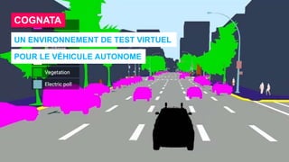 29
COGNATA
UN ENVIRONNEMENT DE TEST VIRTUEL
POUR LE VÉHICULE AUTONOME
 