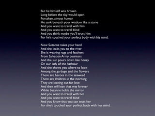 眾神列傳之Leonard Cohen：浪蕩詩神篇