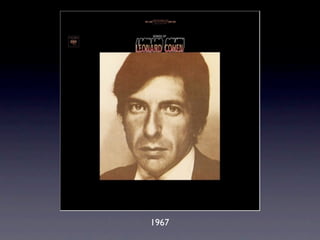 眾神列傳之Leonard Cohen：浪蕩詩神篇