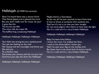 眾神列傳之Leonard Cohen（下）── 聚歌成塔的智者