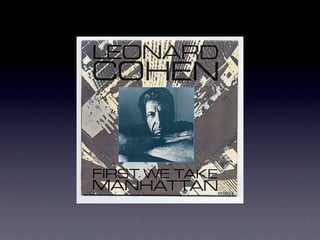 眾神列傳之Leonard Cohen（下）── 聚歌成塔的智者