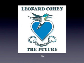 眾神列傳之Leonard Cohen（下）── 聚歌成塔的智者