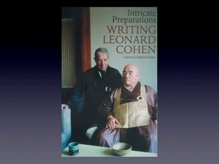 眾神列傳之Leonard Cohen（下）── 聚歌成塔的智者