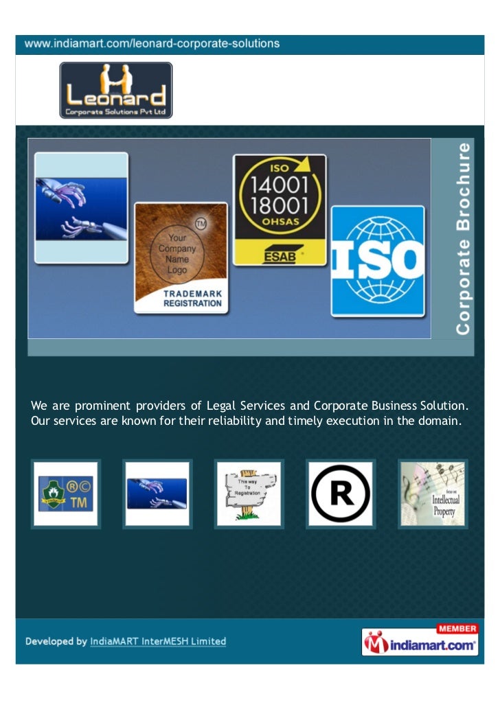 We are prominent providers of Legal Services and Corporate Business Solution.Our services are known for their reliability ...