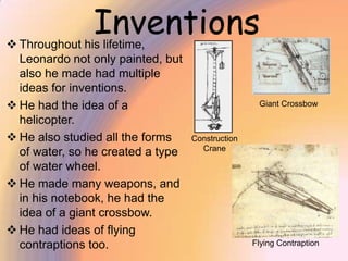 In 1482, Leonardo began to work for the duke of Milan, Ludovico Sforza.Leonardo’s LifeWhile working for the duke, Leonardo served and chief engineer in the duke’s military and he also did architectural work.