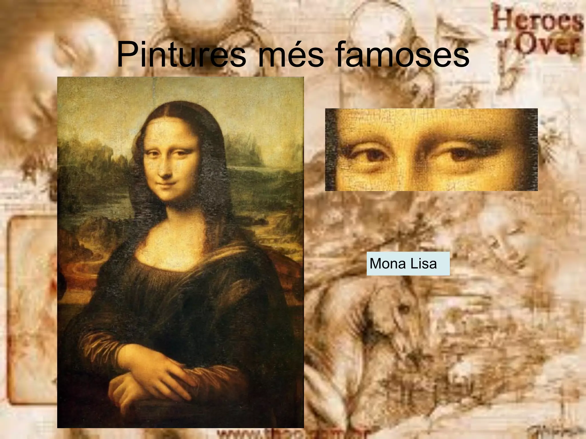 Pintures més famoses Mona Lisa 