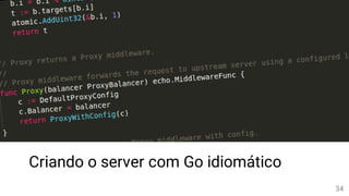 Criando o server com Go idiomático
34
 