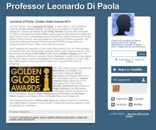 Leonardo di Paola ed i Golden Globe 2013