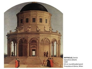 RAFFAELLO, Sanzio
Sposalizio (detail)
1504
Oil on roundheaded panel
Pinacoteca di Brera, Milan
 