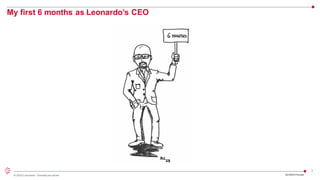 3
© 2023 Leonardo - Società per azioni
My first 6 months as Leonardo’s CEO
3Q/9M23 Results
 